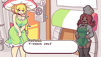 Meeting peppina & growing a huge futa cock futanari di funghi ft gumi