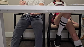 Students entertaining during boring lecture