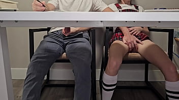 Students entertaining during boring lecture