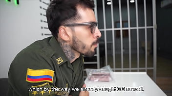 Anal gape i teach the inmate how to behave by giving her a rough fuck on her tight asshole