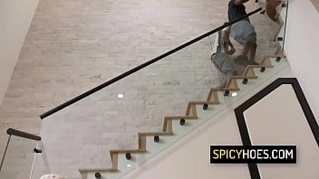 Busty milf takes two massive cocks right into her ass and pussy