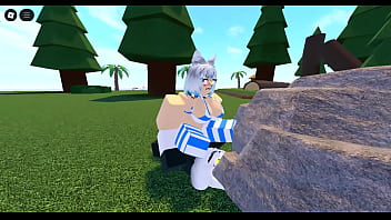 Whorblox menina gata é pega e fodida bastante ao sair da praia parte 1