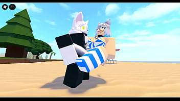Whorblox menina gata é pega e fodida bastante ao sair da praia parte 1