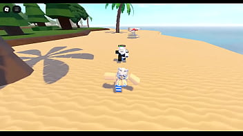 Whorblox menina gata é pega e fodida bastante ao sair da praia parte 1