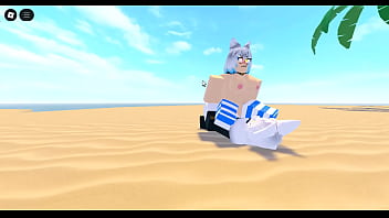 Whorblox menina gata é pega e fodida bastante ao sair da praia parte 1