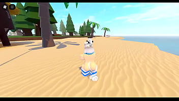 Whorblox menina gata é pega e fodida bastante ao sair da praia parte 1
