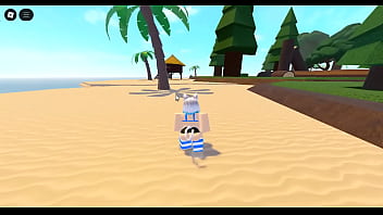 Whorblox menina gata é pega e fodida bastante ao sair da praia parte 1