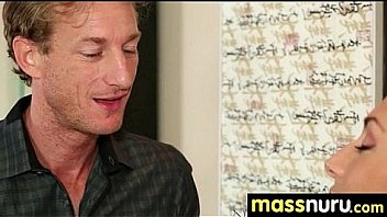 Slippery nuru massage for lucky dude 19