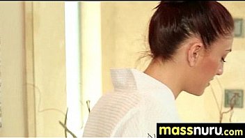 Slippery nuru massage for lucky dude 19