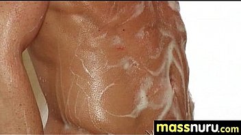 Slippery nuru massage for lucky dude 19