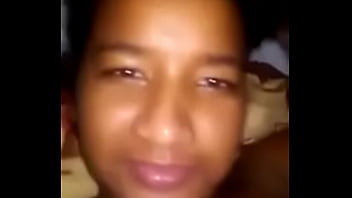 Latina teen playing solo