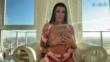 Horny huge tits milf masturbates her pussy to orgasm