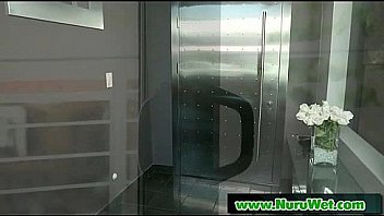 Slippery threesome on the airbed 24