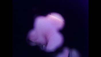 Inked babe gets naked and showers