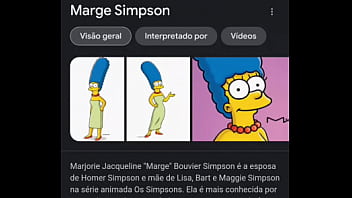 Caçando no google até achar putaria da marge simpson