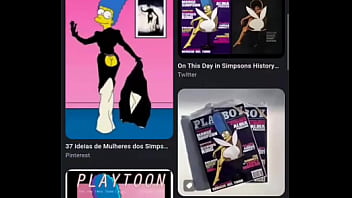 Caçando no google até achar putaria da marge simpson