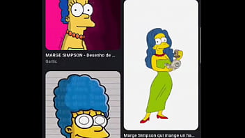Caçando no google até achar putaria da marge simpson