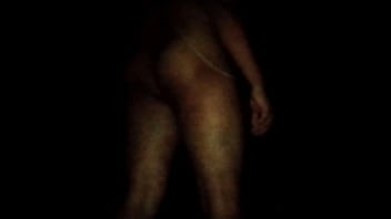 Shagging in chill outdoors