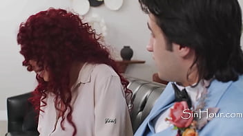 Busty redhead milf fucks heartbroken dude step daughter ex prom date