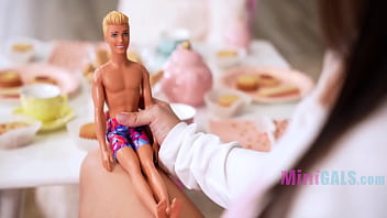 Dream cums true in this one her doll turns into hot stud