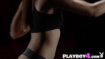 Sexy babe posed for a camera