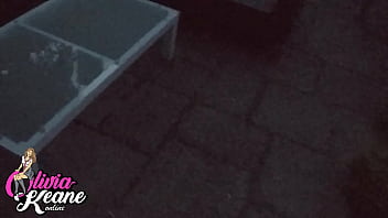 You watch your neighbour in the shower