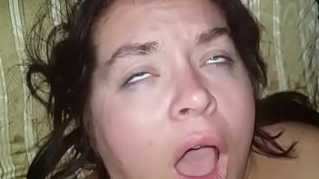 Sexy bbw uses dildo and gets fucked