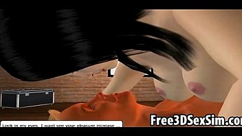 3d Cartoon Brunette Sucks Cock And Gets Fucked thumbnail