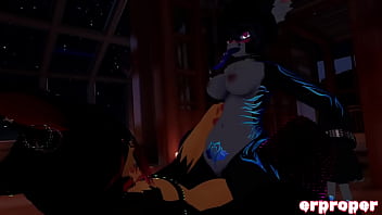 Vrchat two furries one beautiful night