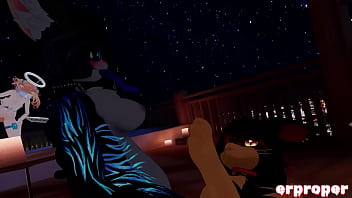 Vrchat two furries one beautiful night