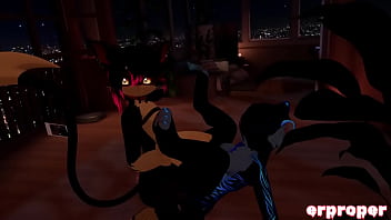 Vrchat two furries one beautiful night