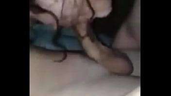 Horny girl does threesome