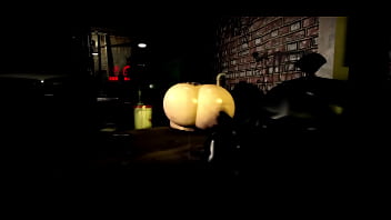 Biggest roblox ass showing off in a alley