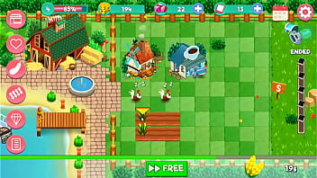 Harvest the corn and carrots