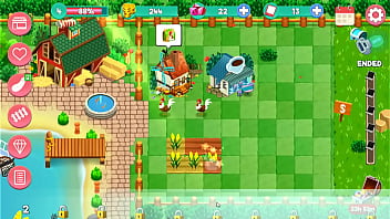 Harvest the corn and carrots