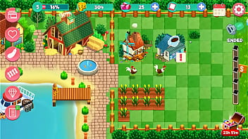 Harvest the corn and carrots