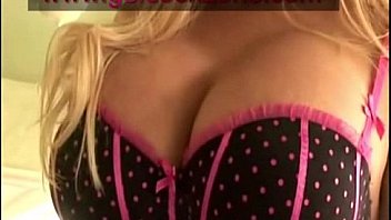 Pretty hot blonde having sex after shower