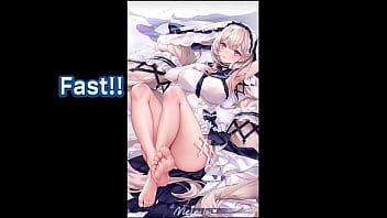 Feet jerk off challenge