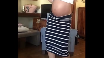 Embarazada bailando