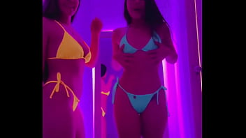 Trying on my bikinis