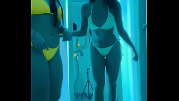 Trying on my bikinis