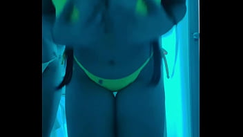 Trying on my bikinis