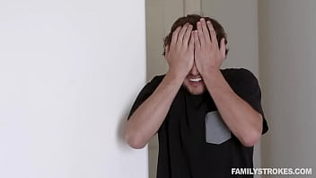 Uninterested stepmom fucks stepson anyway