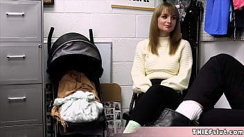 Pretty teenie punish fucked by a sex shop employee