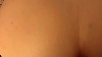 White milf playing with a black cock from behind