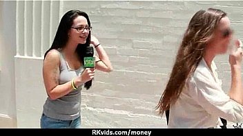 Tight teen fucks a man in front of the camera for cash 4