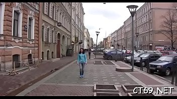 Hot bitch gets undressed and starts enjoying the merciless sex