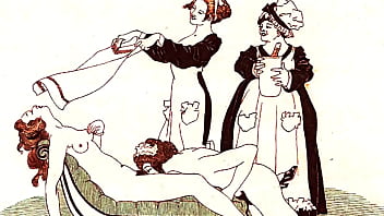 Retro erotic drawings