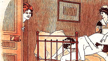 Retro erotic drawings