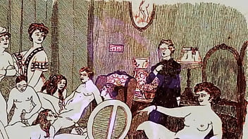 Retro erotic drawings